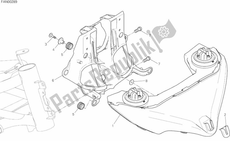 Wszystkie części do Reflektor Ducati Multistrada 1200 S ABS 2017